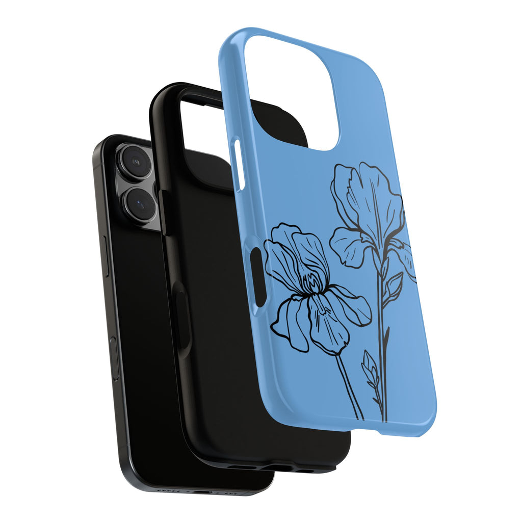 Blue Floral Phone Case