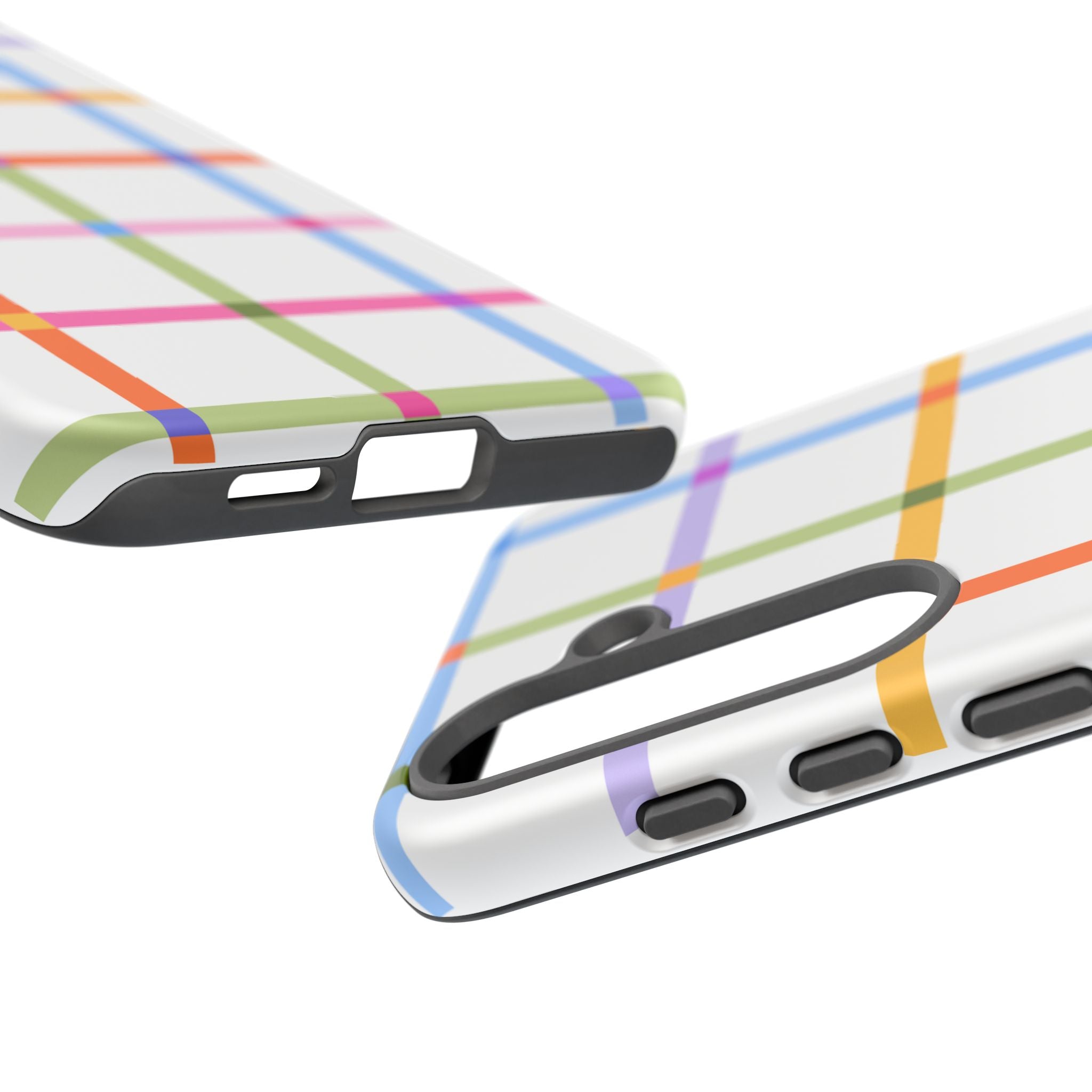 Colorful Plaid Tough Phone Case