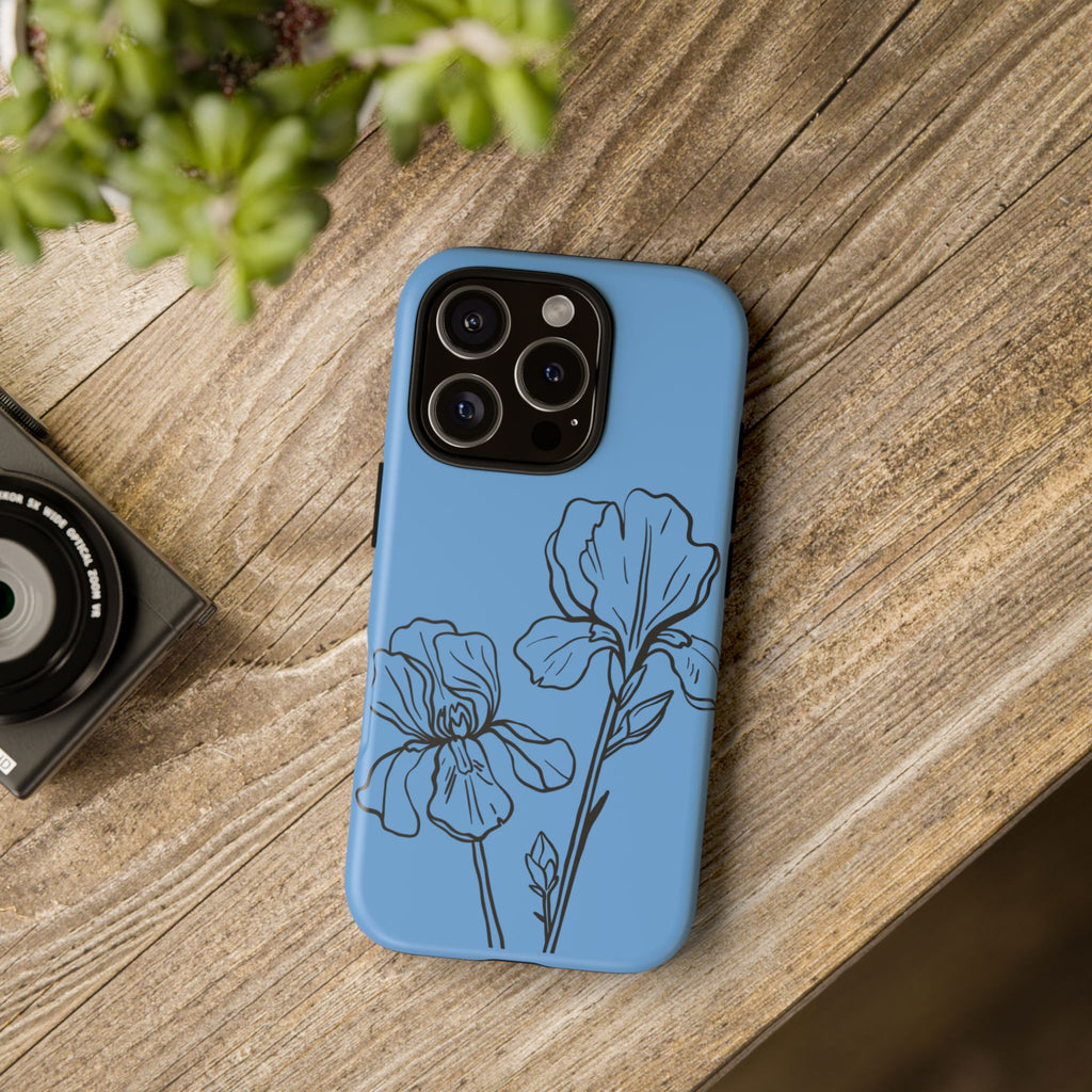 Blue Floral Phone Case