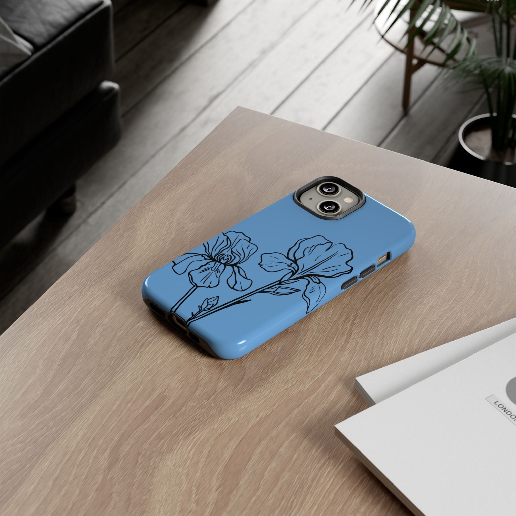 Blue Floral Phone Case