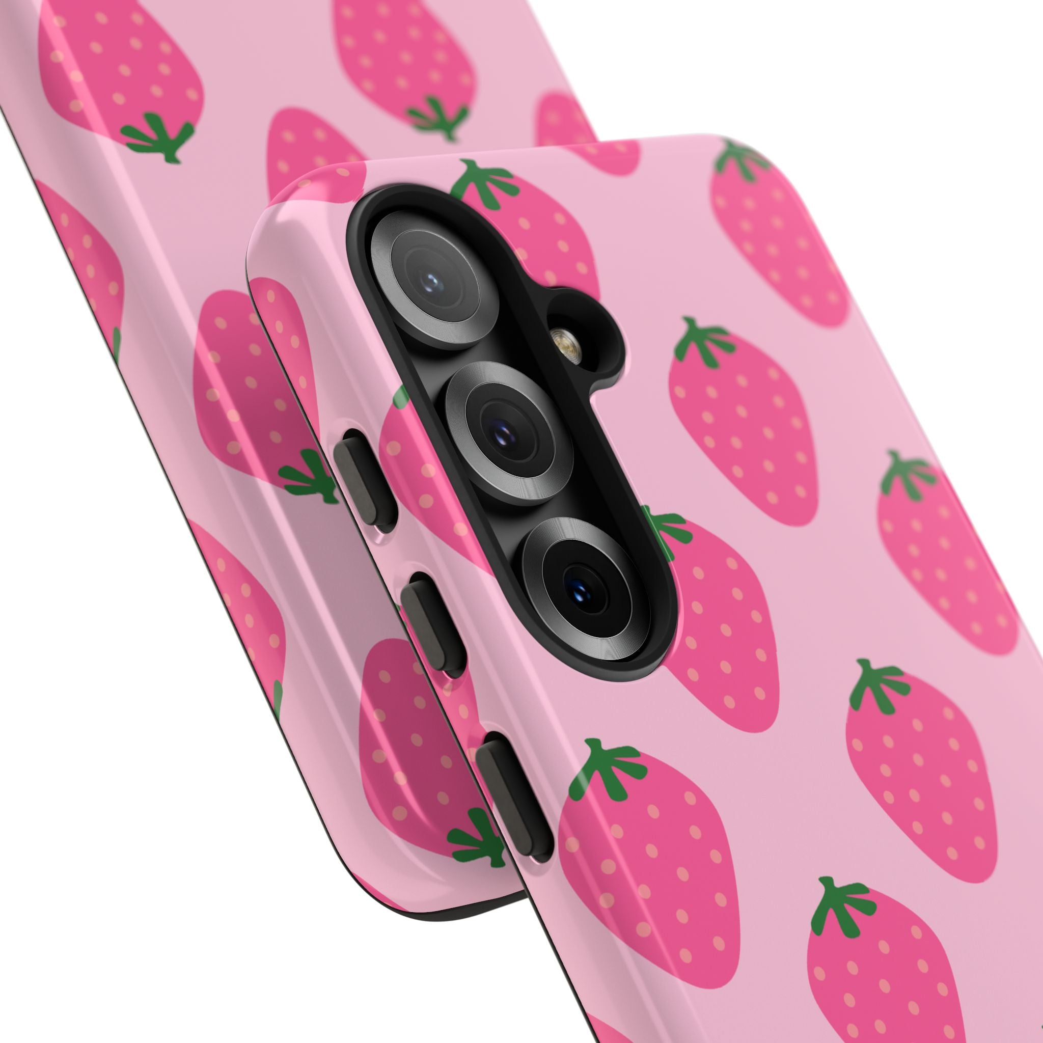 Pink Strawberry Phone Case