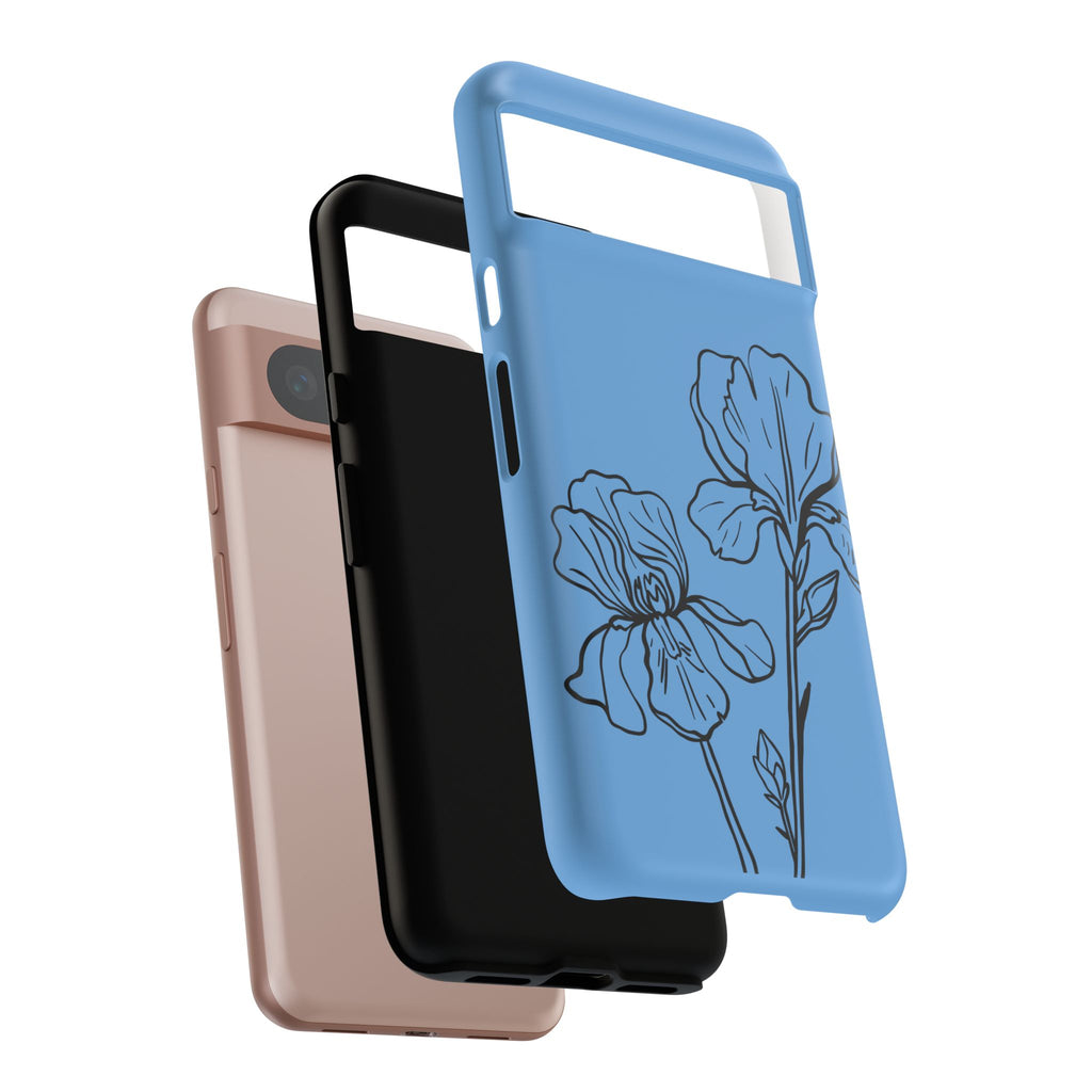Blue Floral Phone Case