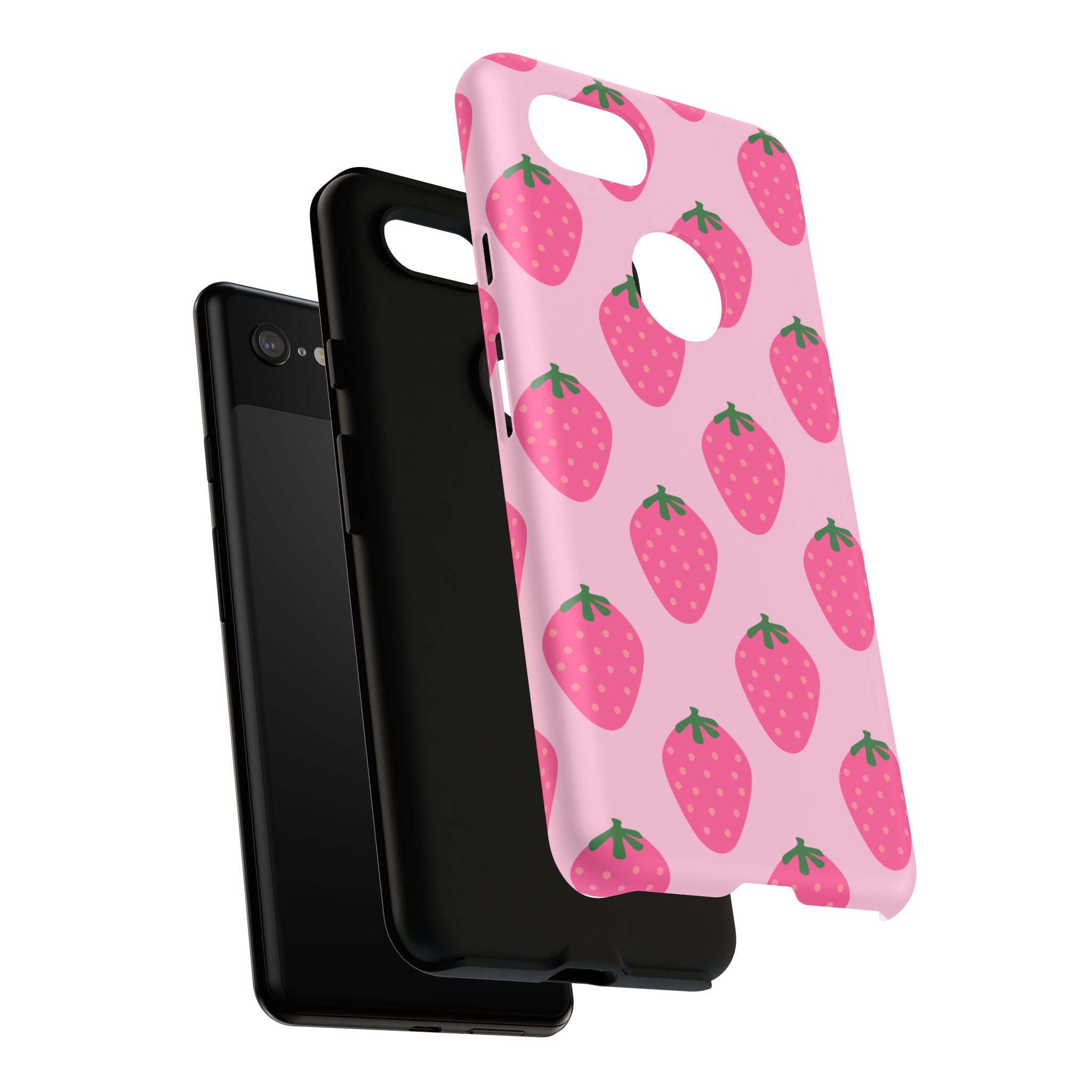Pink Strawberry Phone Case