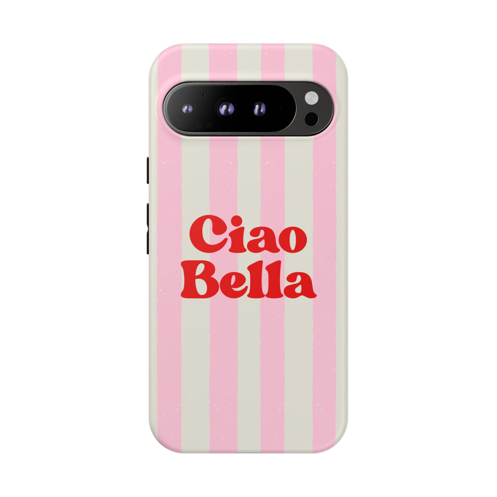 Pink Stripe Ciao Bella Phone Case
