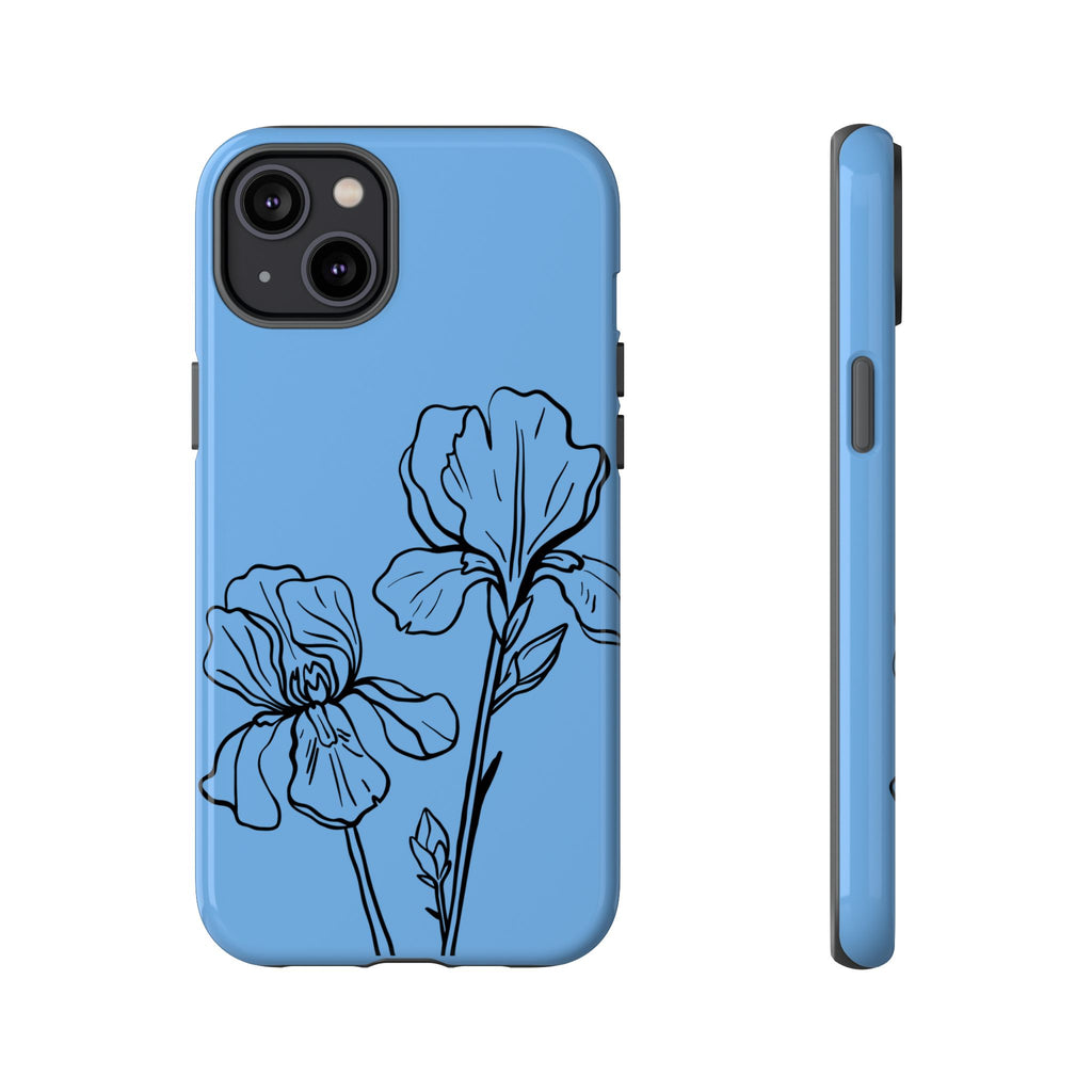 Blue Floral Phone Case