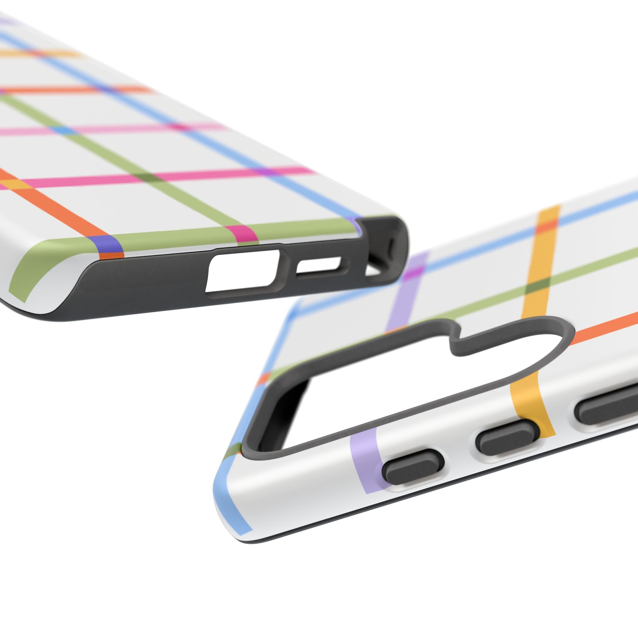 Colorful Plaid Tough Phone Case