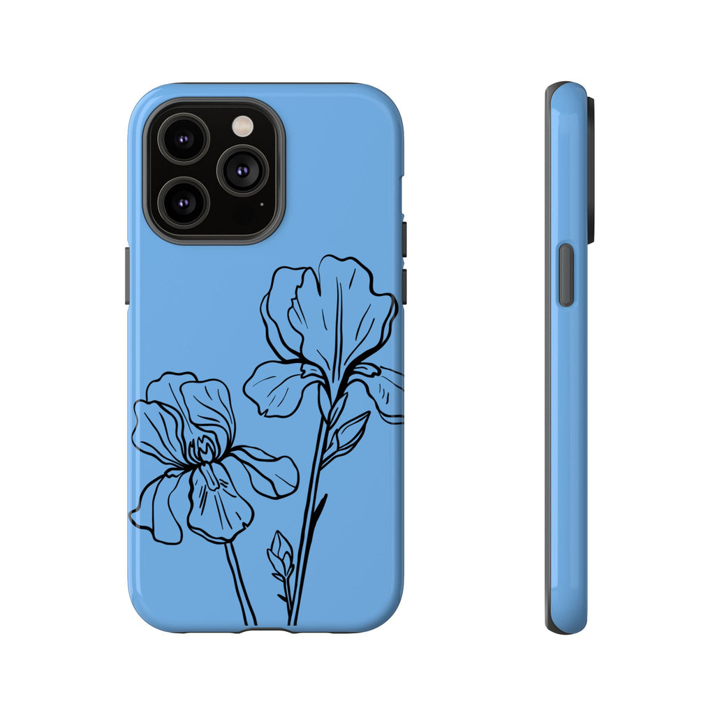 Blue Floral Phone Case