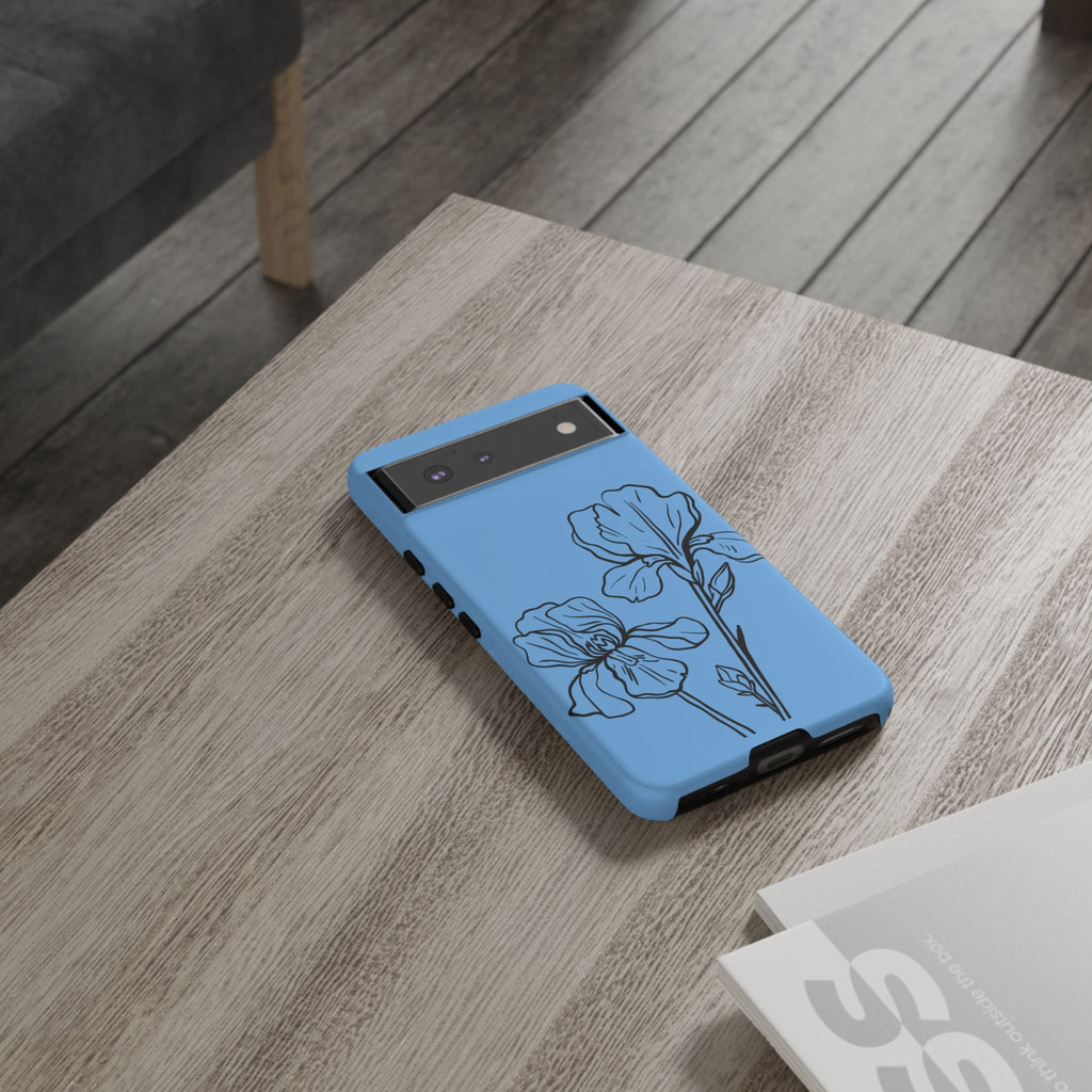 Blue Floral Phone Case
