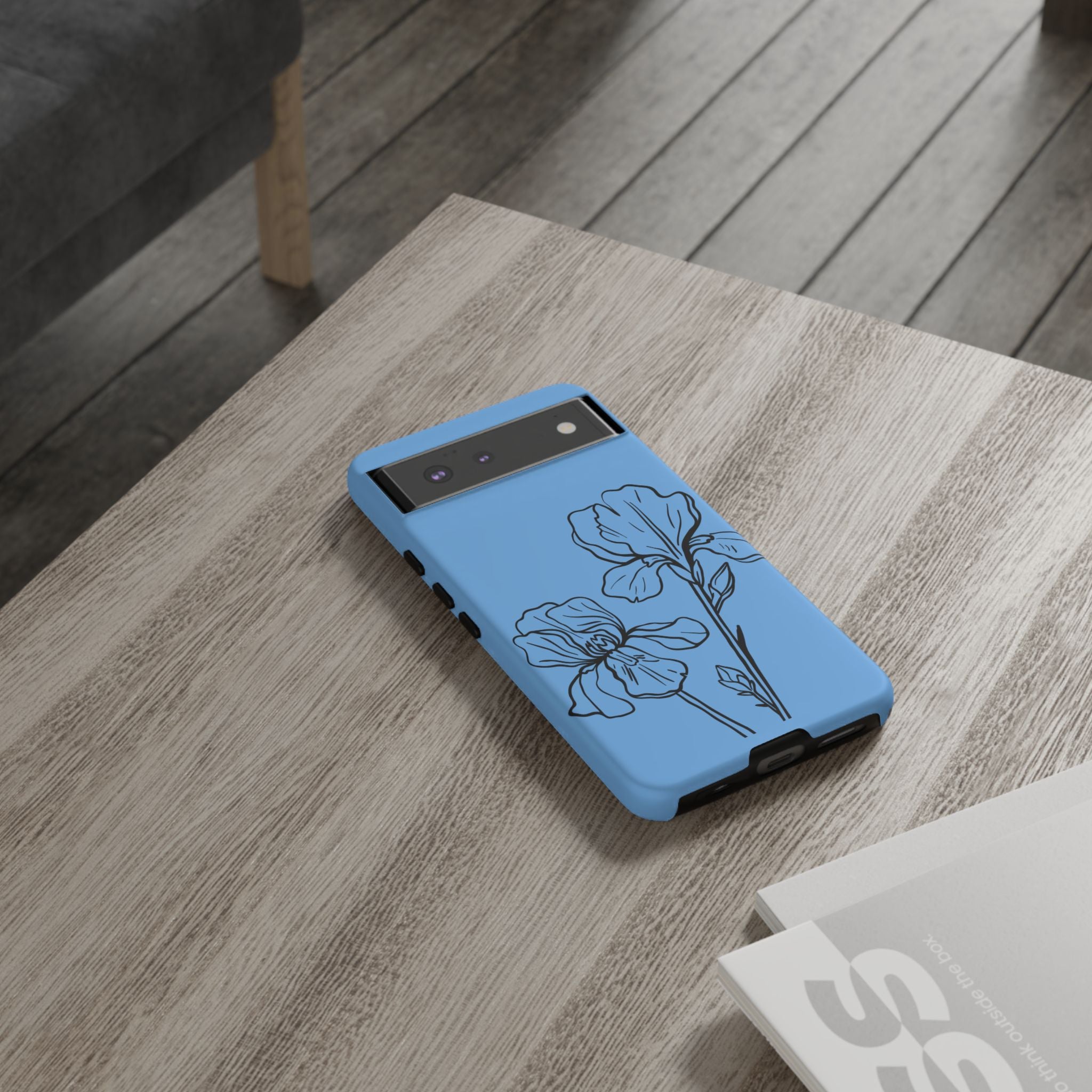 Blue Floral Phone Case