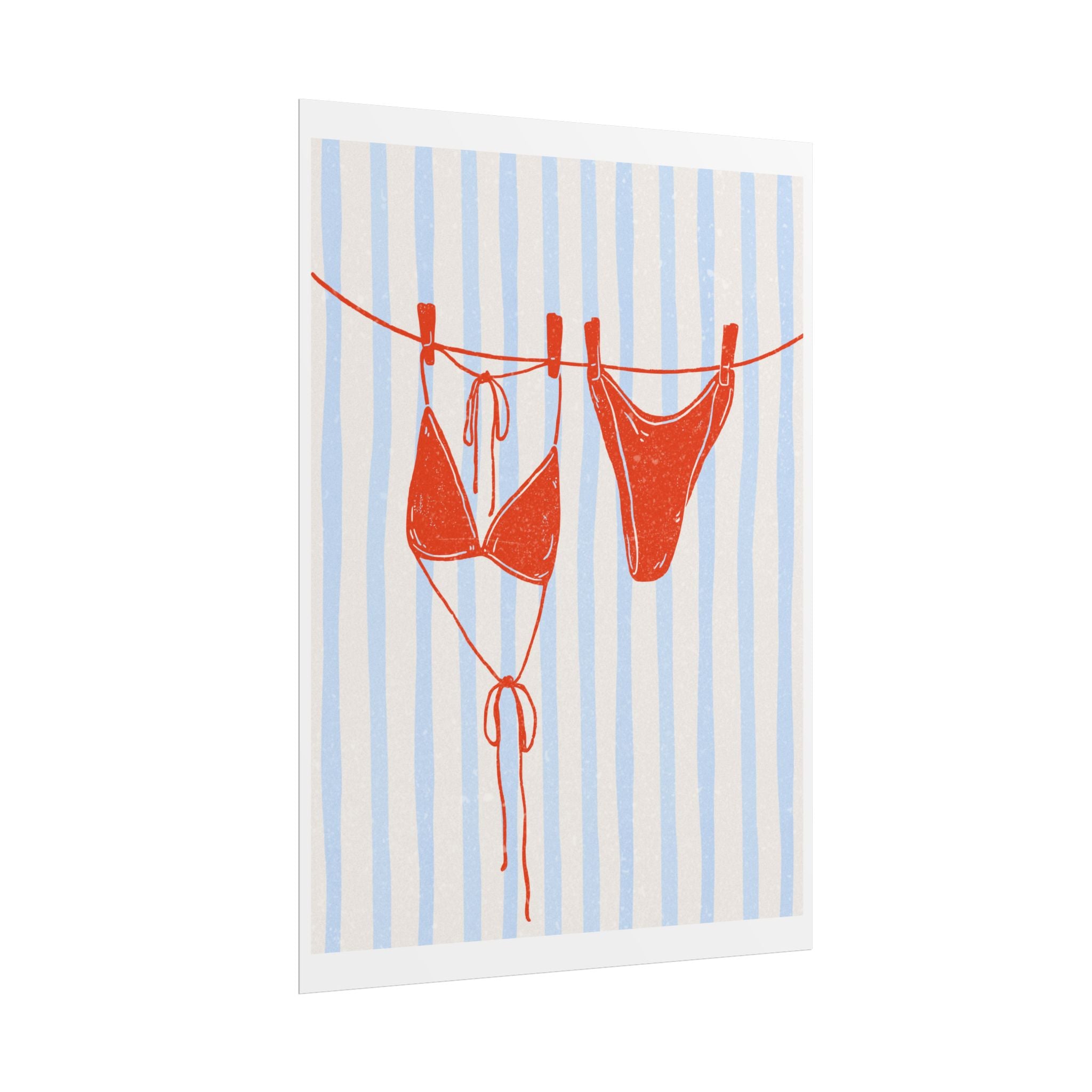 Red Bikini Wall Art  - Rolled Posters
