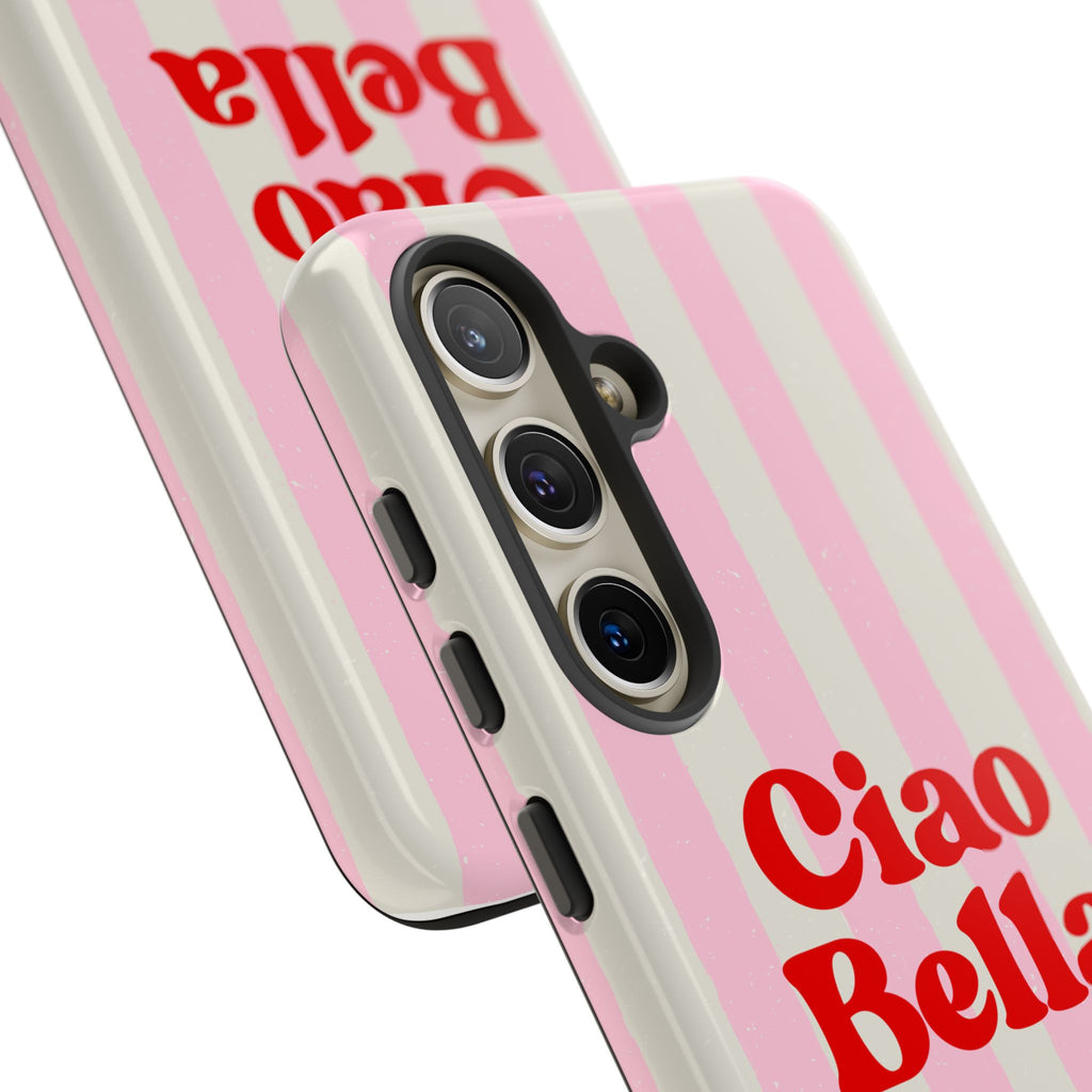 Pink Stripe Ciao Bella Phone Case
