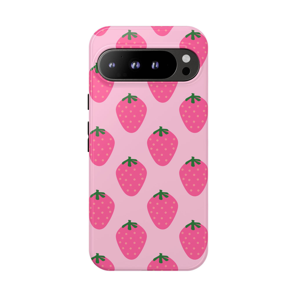 Pink Strawberry Phone Case