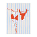 Red Bikini Wall Art  - Rolled Posters
