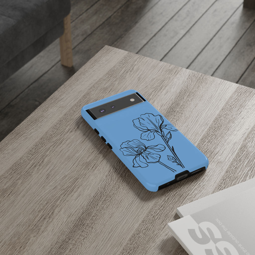 Blue Floral Phone Case