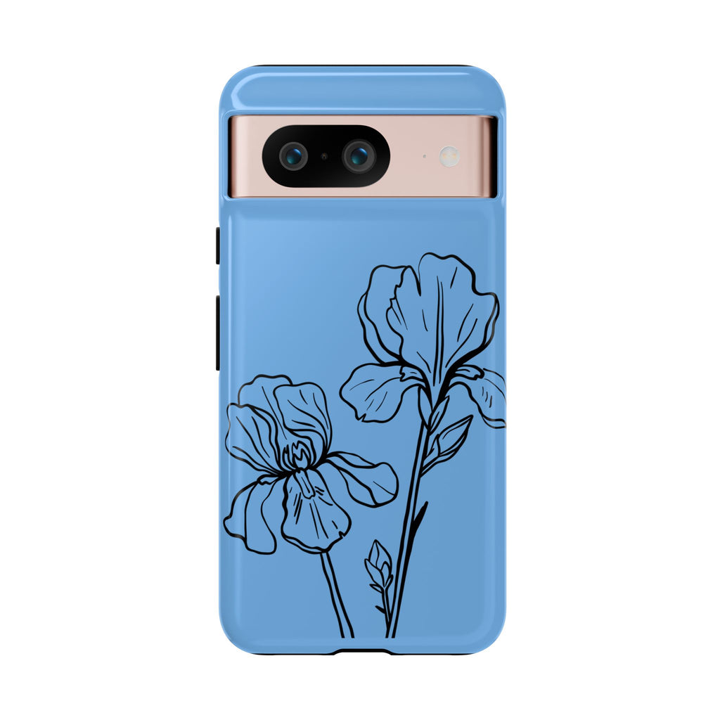 Blue Floral Phone Case