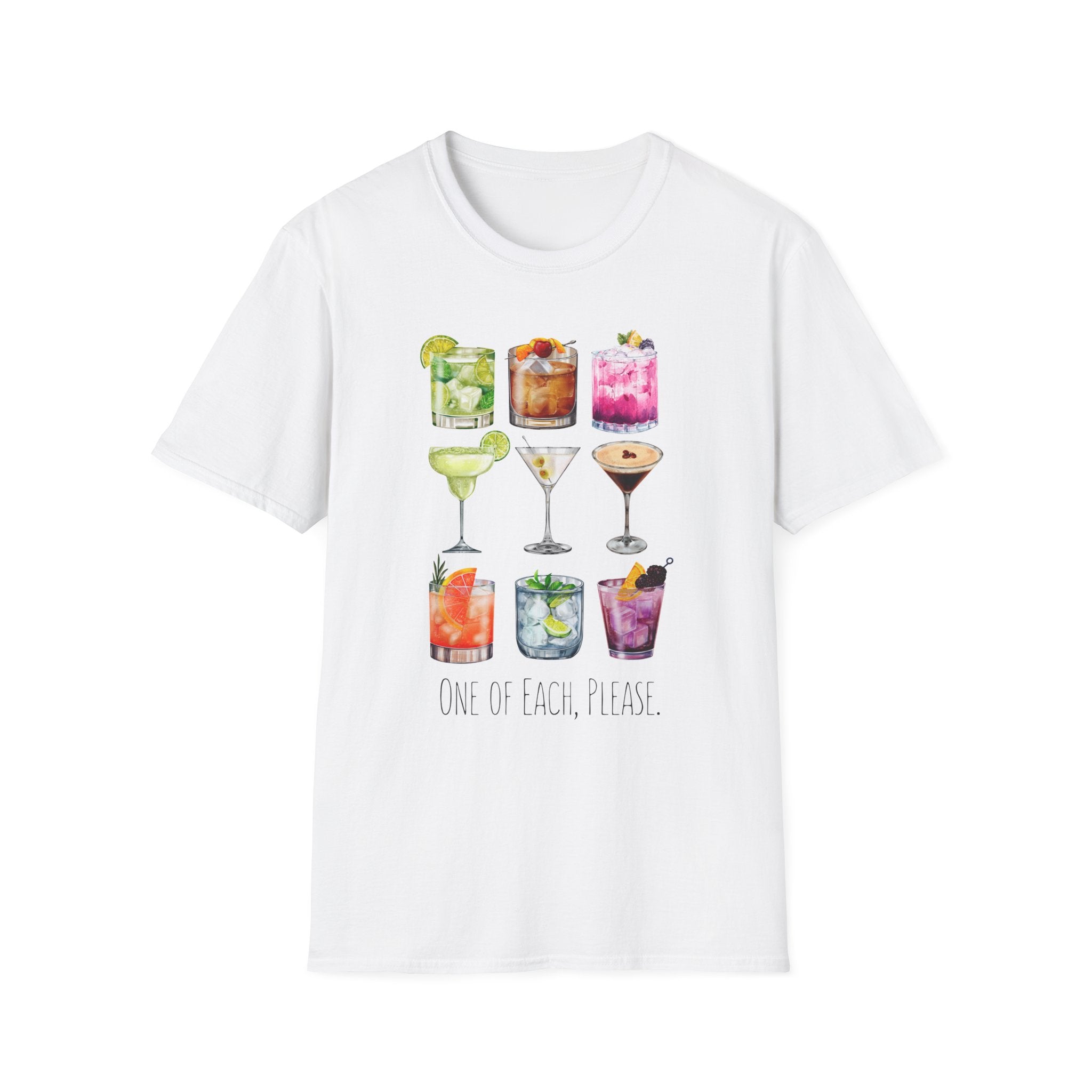 Watercolor 'One of Each, Please' Bar Tee