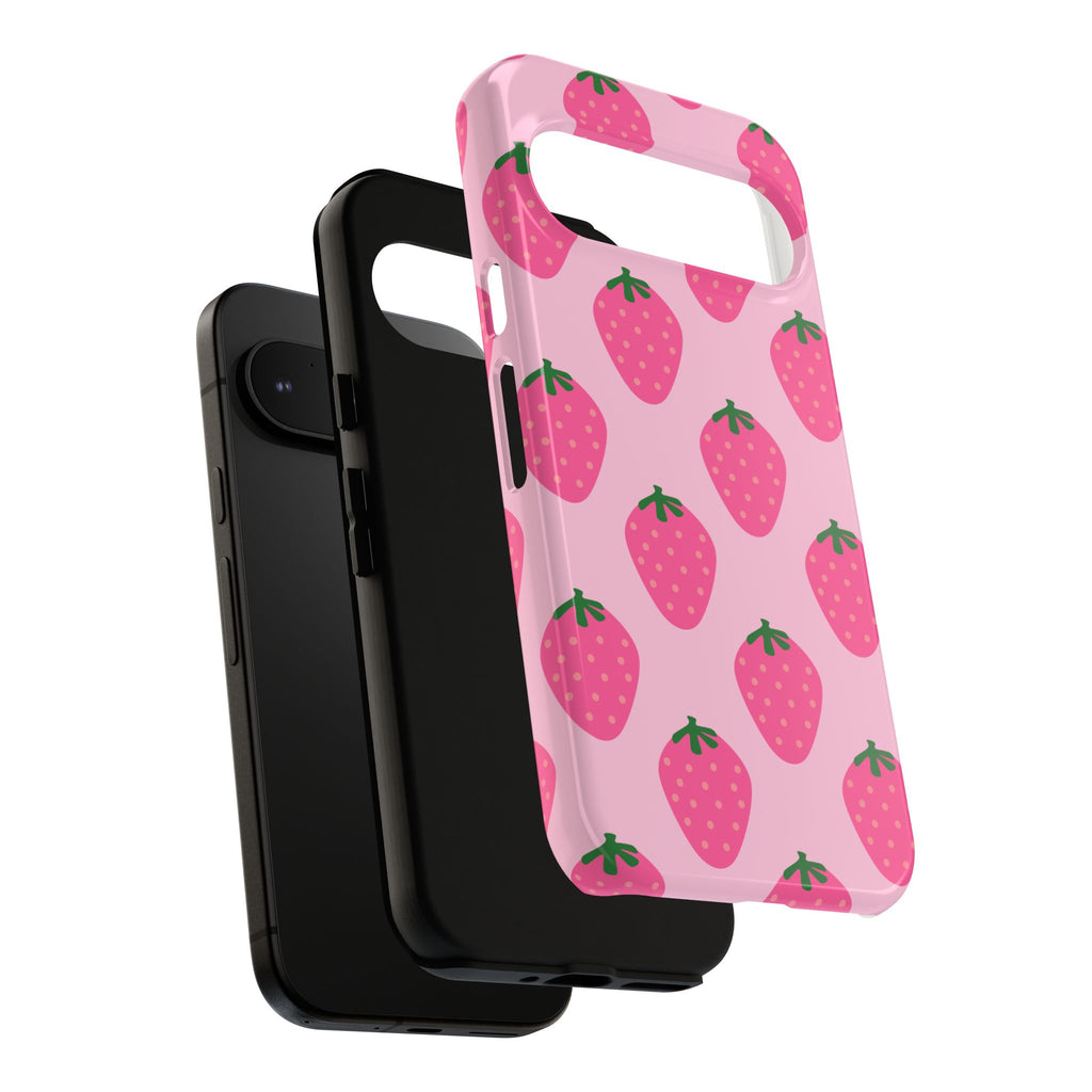 Pink Strawberry Phone Case