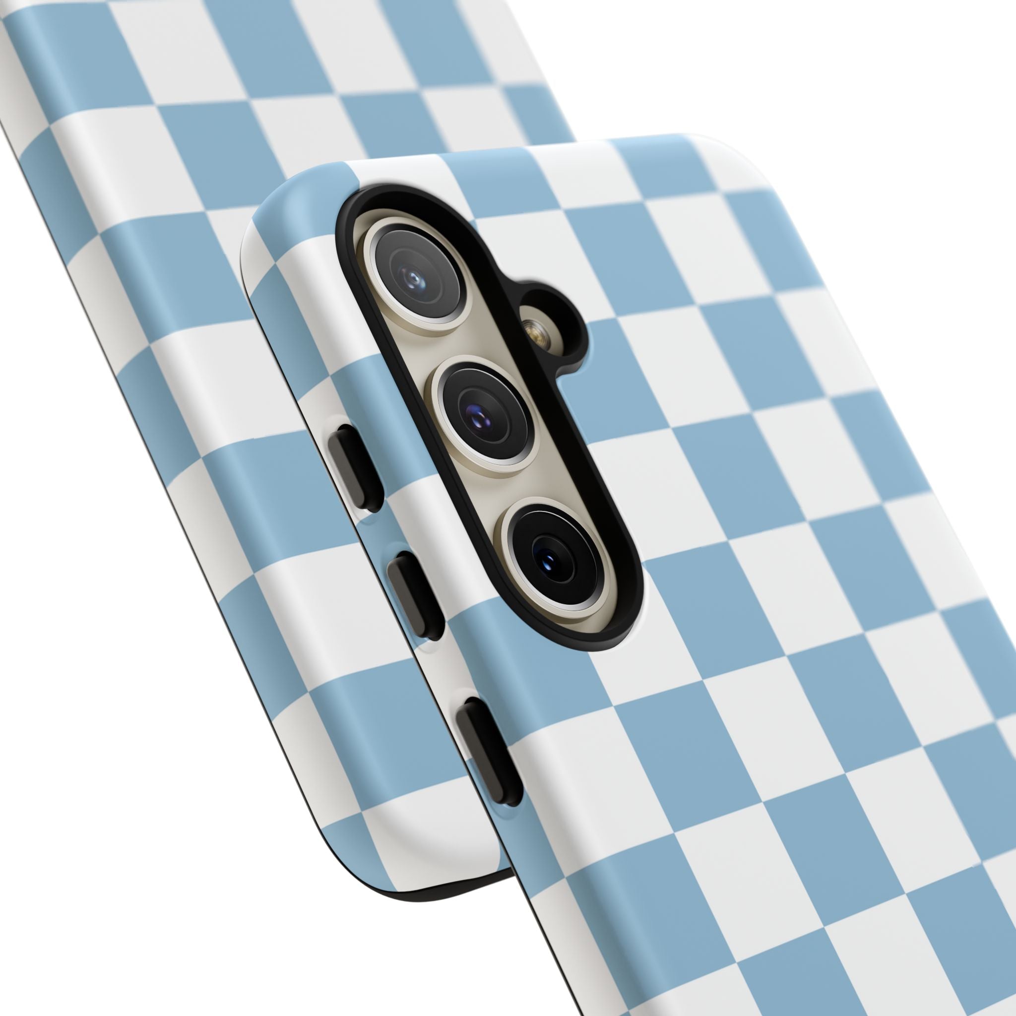 Blue Checkerboard Tough Phone Case