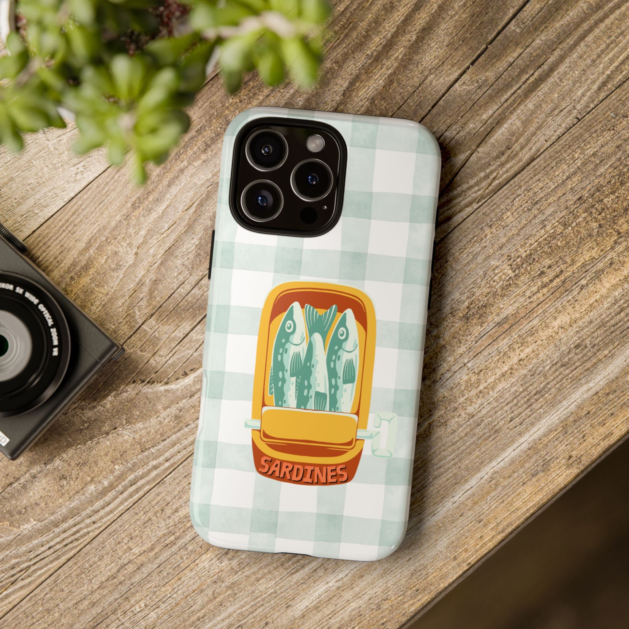 Sardines Plaid Phone Case
