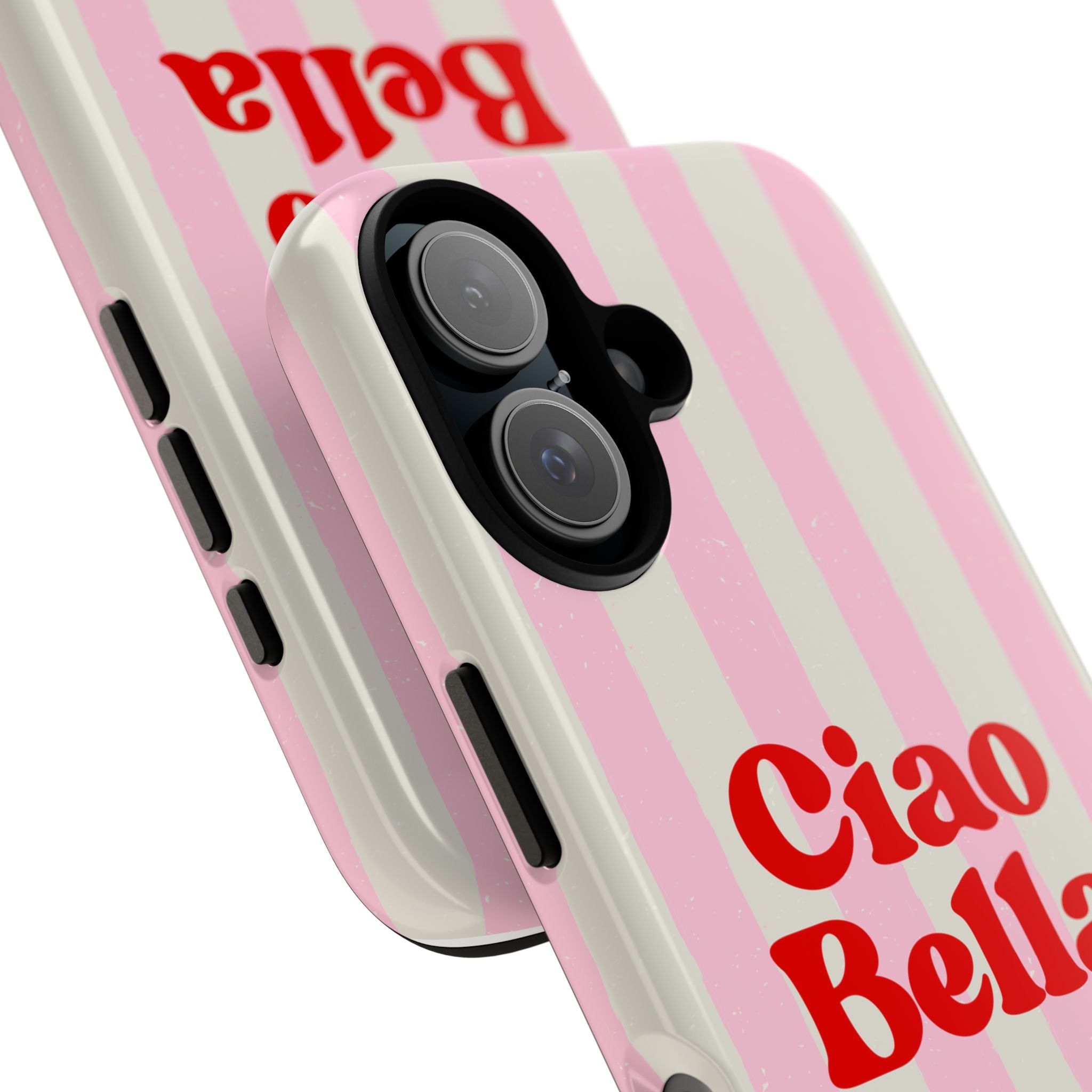 Pink Stripe Ciao Bella Phone Case