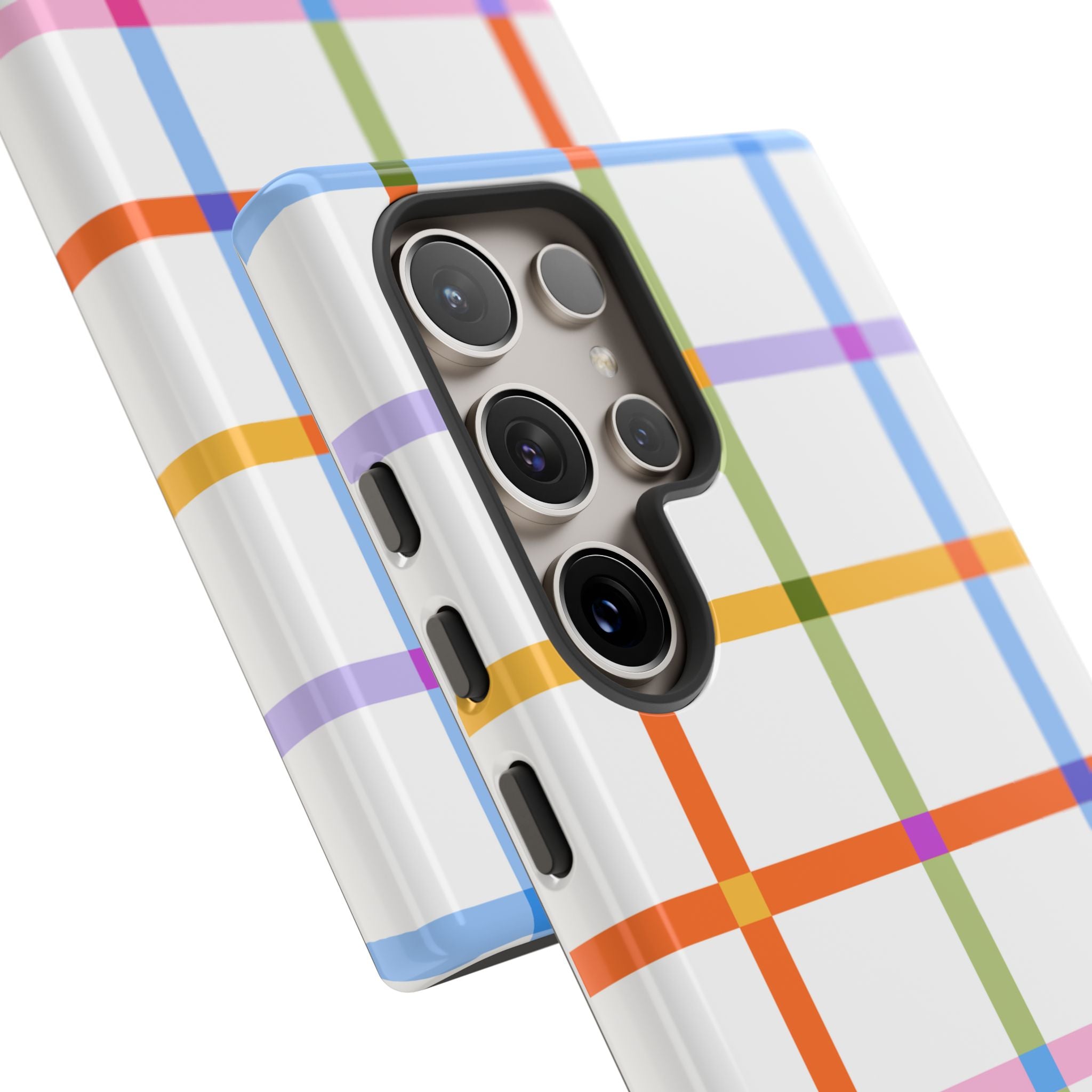 Colorful Plaid Tough Phone Case