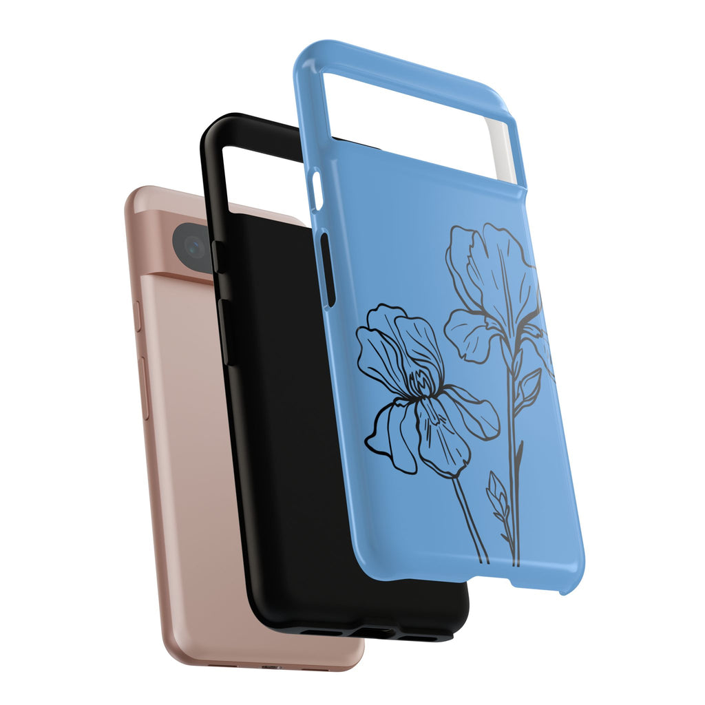 Blue Floral Phone Case