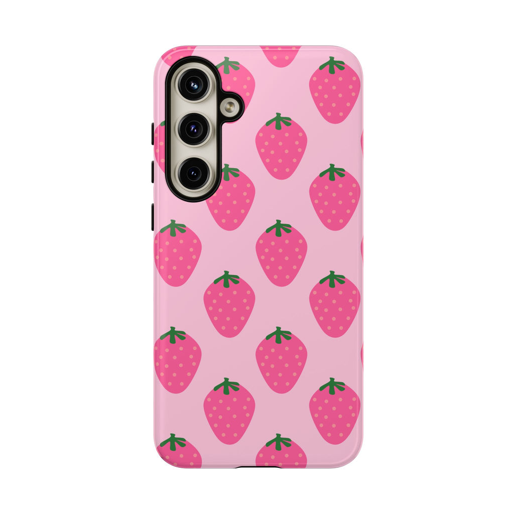 Pink Strawberry Phone Case