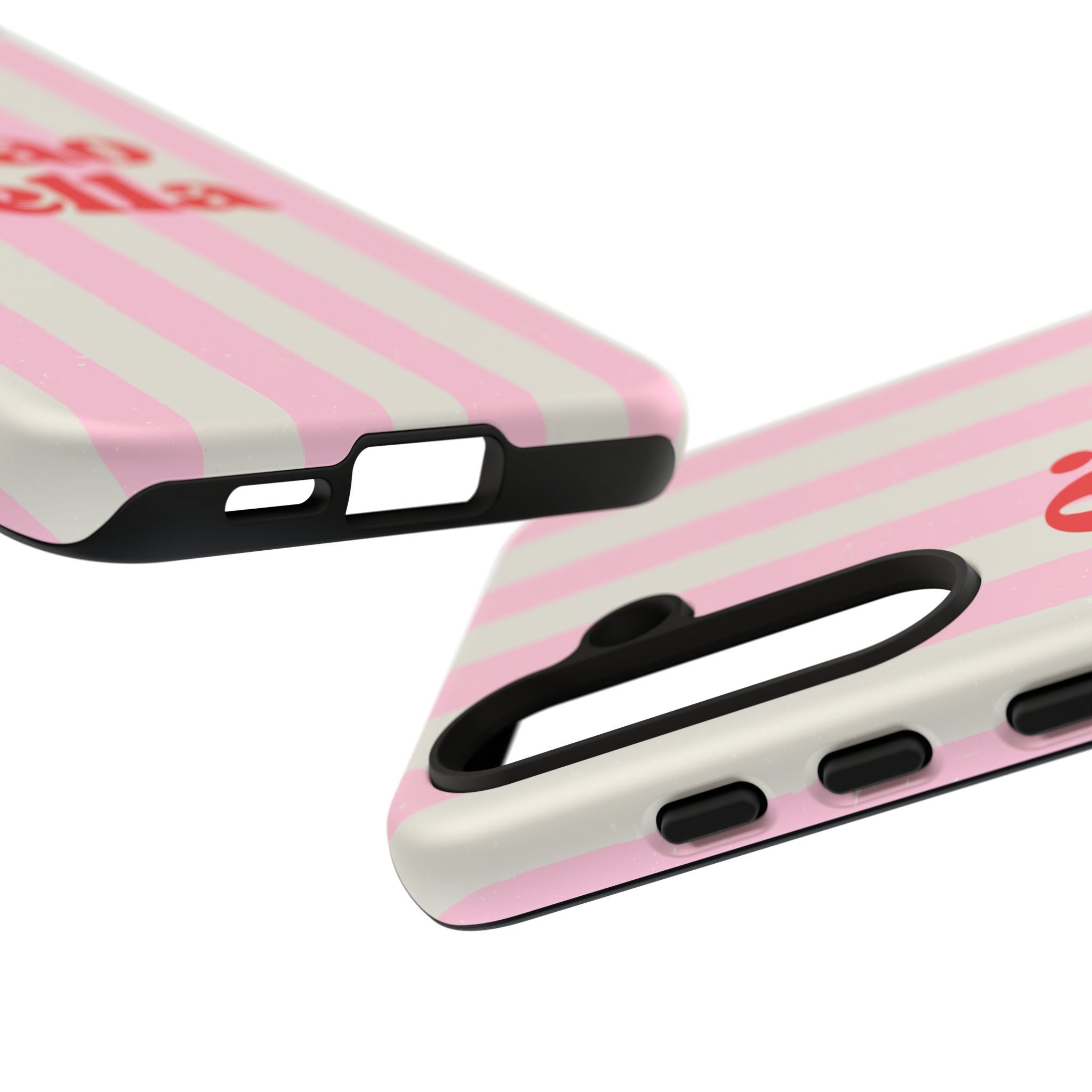 Pink Stripe Ciao Bella Phone Case