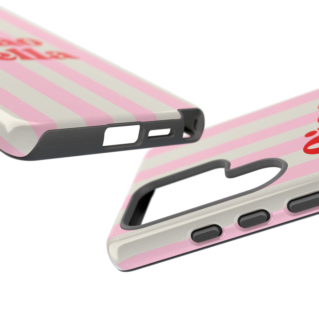 Pink Stripe Ciao Bella Phone Case