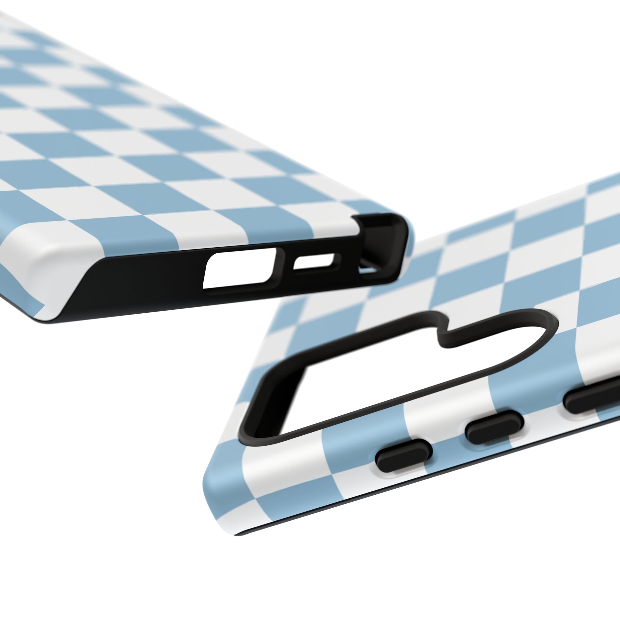 Blue Checkerboard Tough Phone Case
