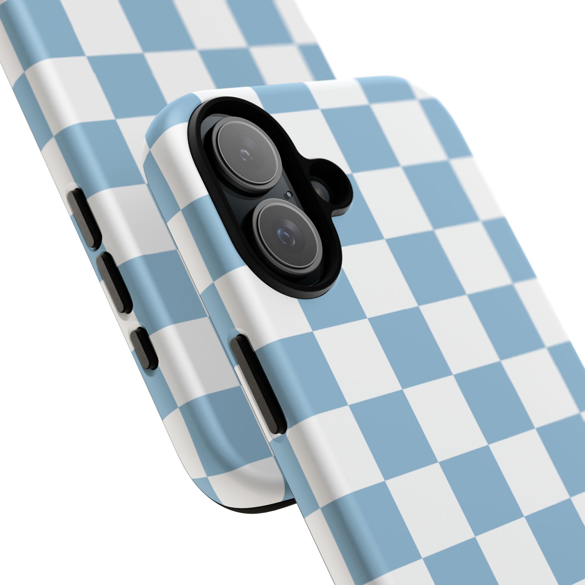 Blue Checkerboard Tough Phone Case