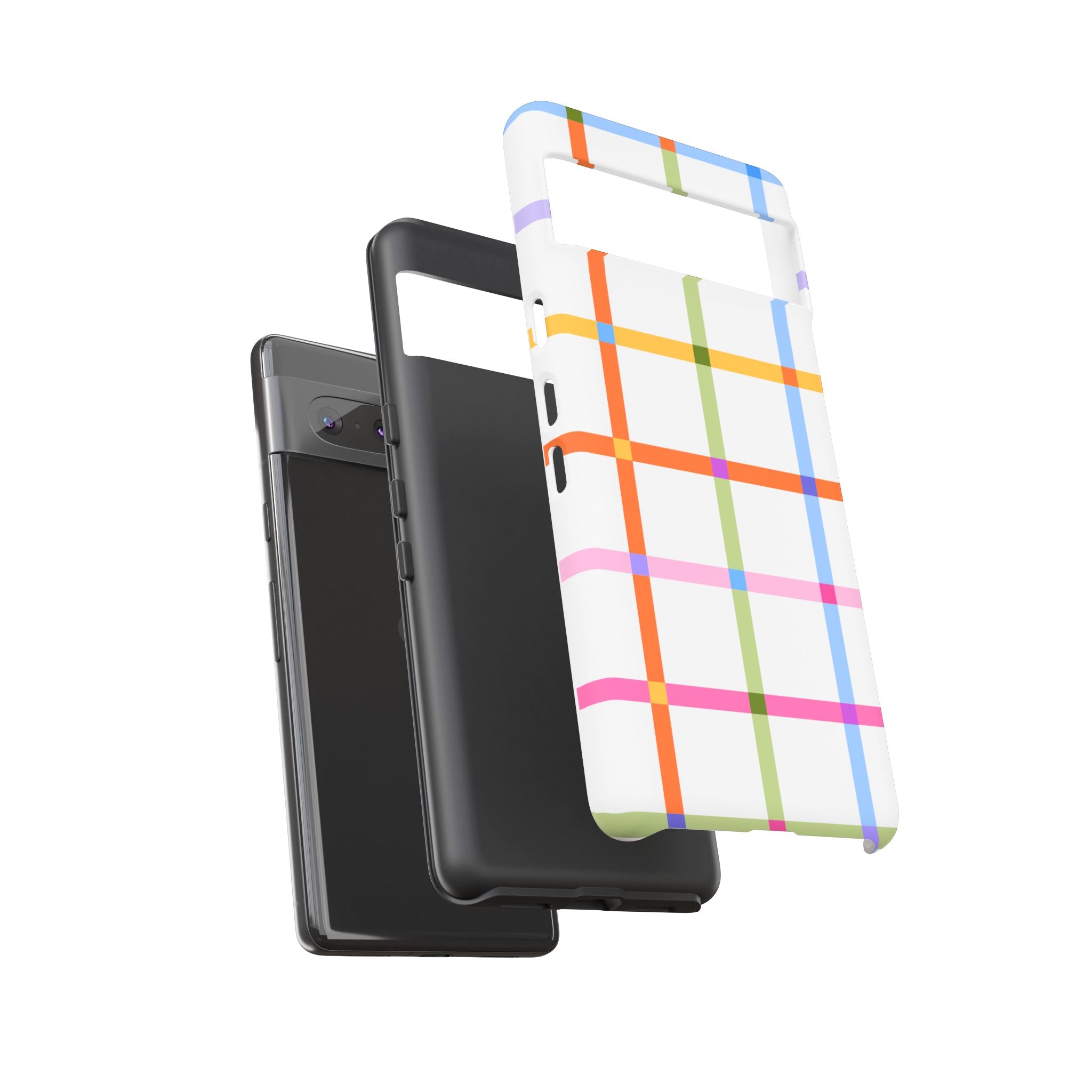 Colorful Plaid Tough Phone Case