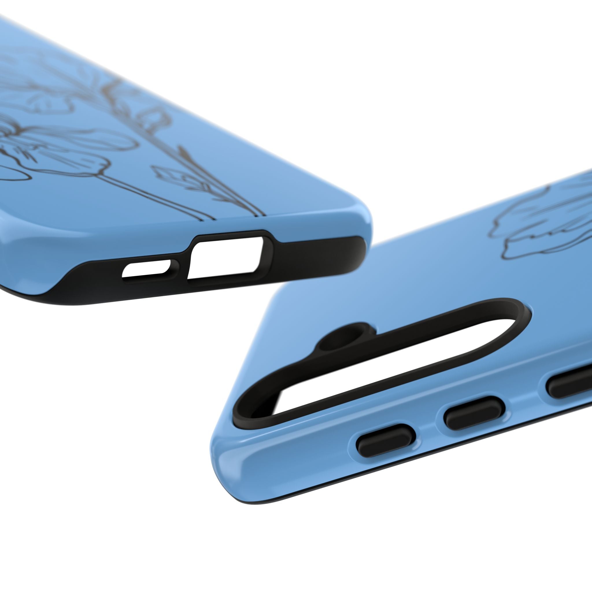 Blue Floral Phone Case