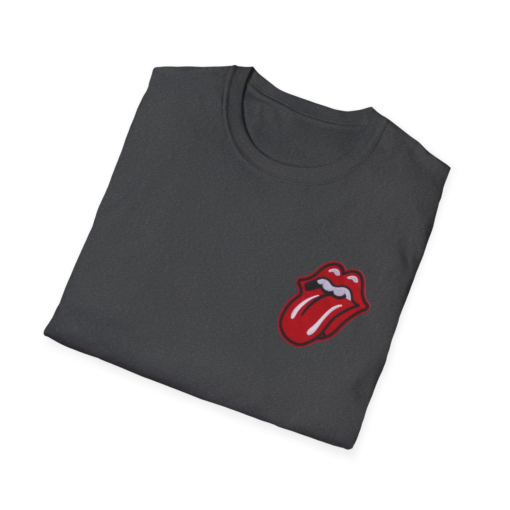 Rolling Stones Inspired Patch Unisex Graphic T-Shirt