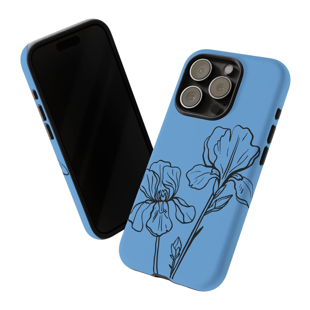 Blue Floral Phone Case