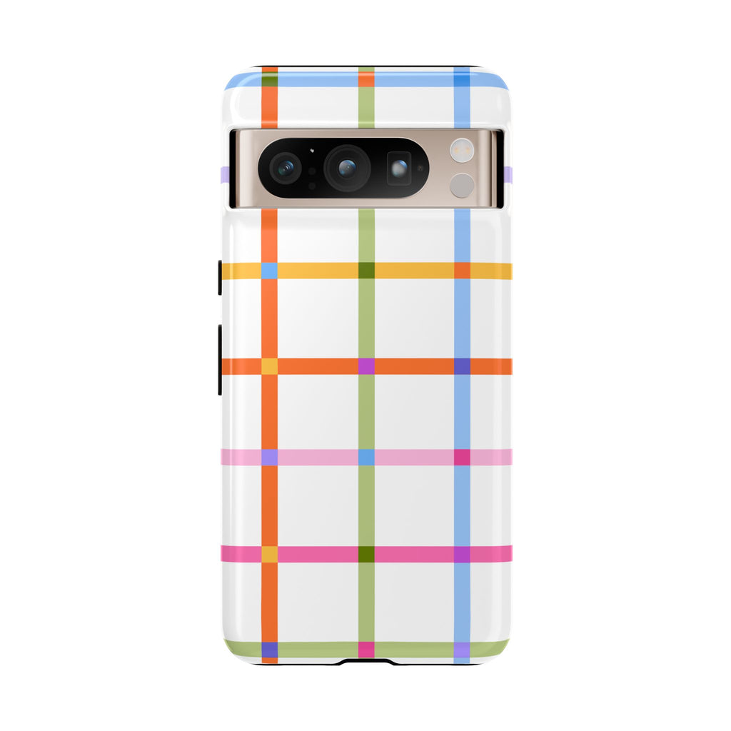 Colorful Plaid Tough Phone Case