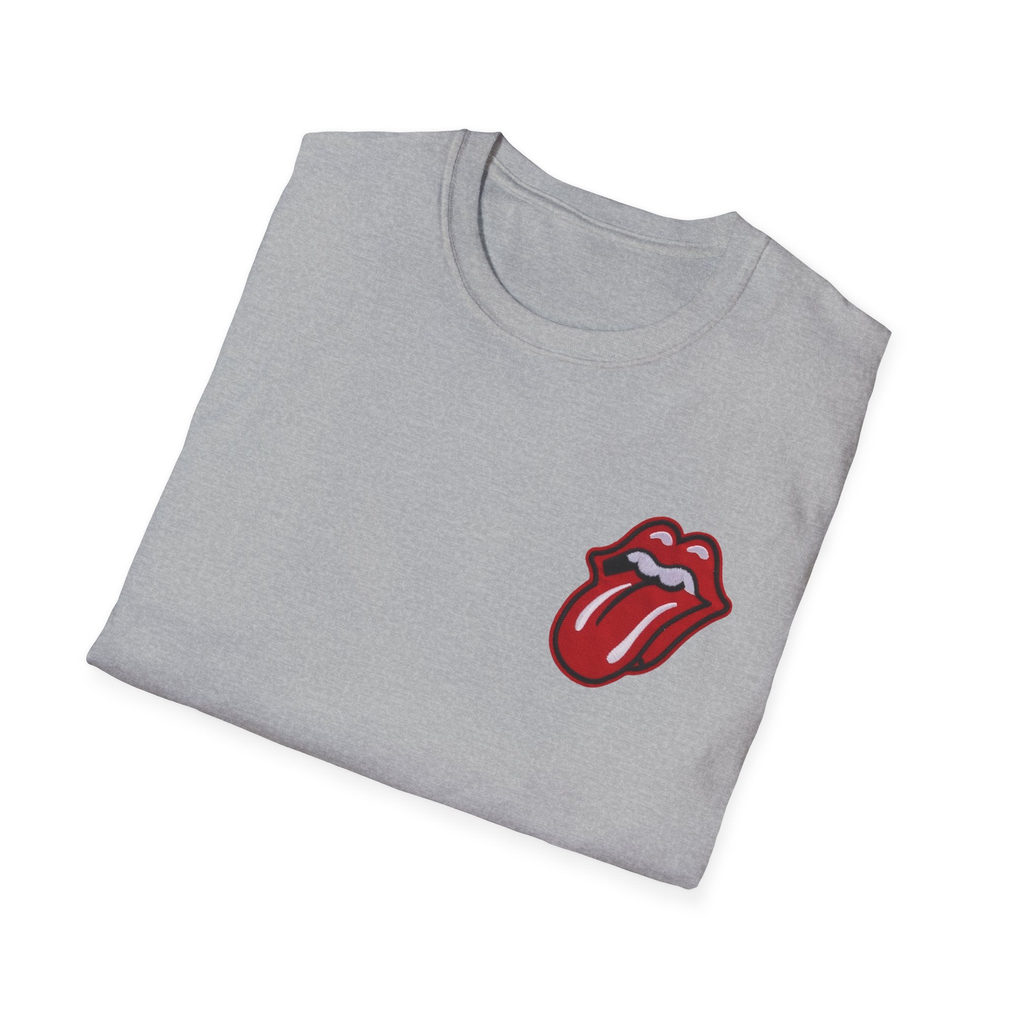 Rolling Stones Inspired Patch Unisex Graphic T-Shirt
