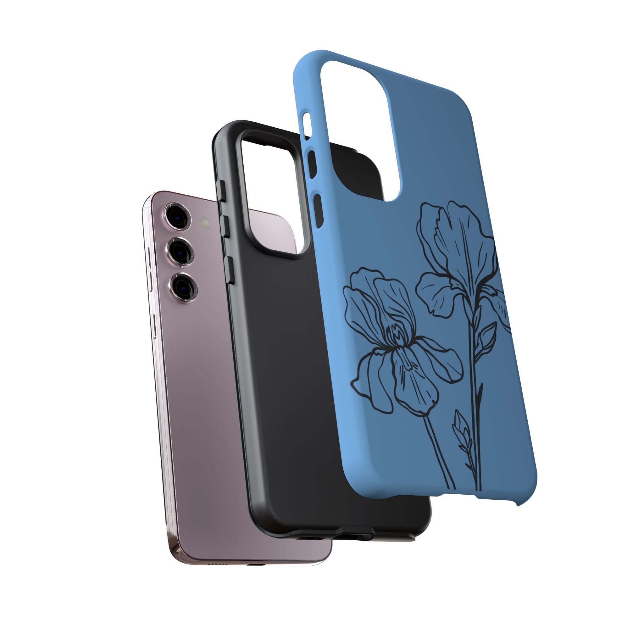 Blue Floral Phone Case