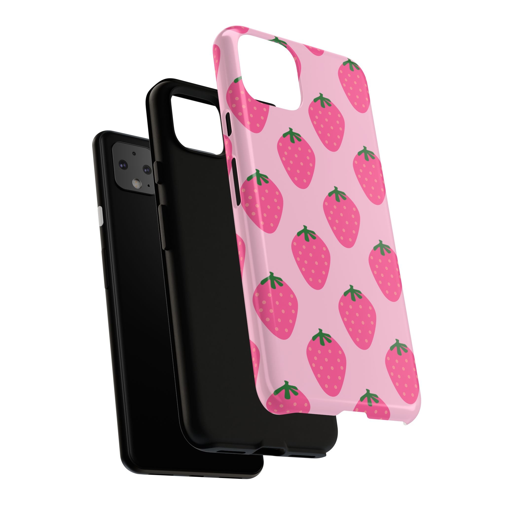 Pink Strawberry Phone Case