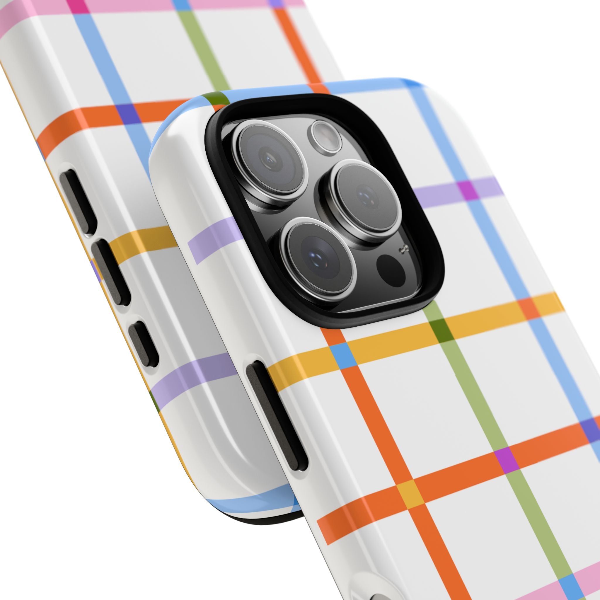 Colorful Plaid Tough Phone Case