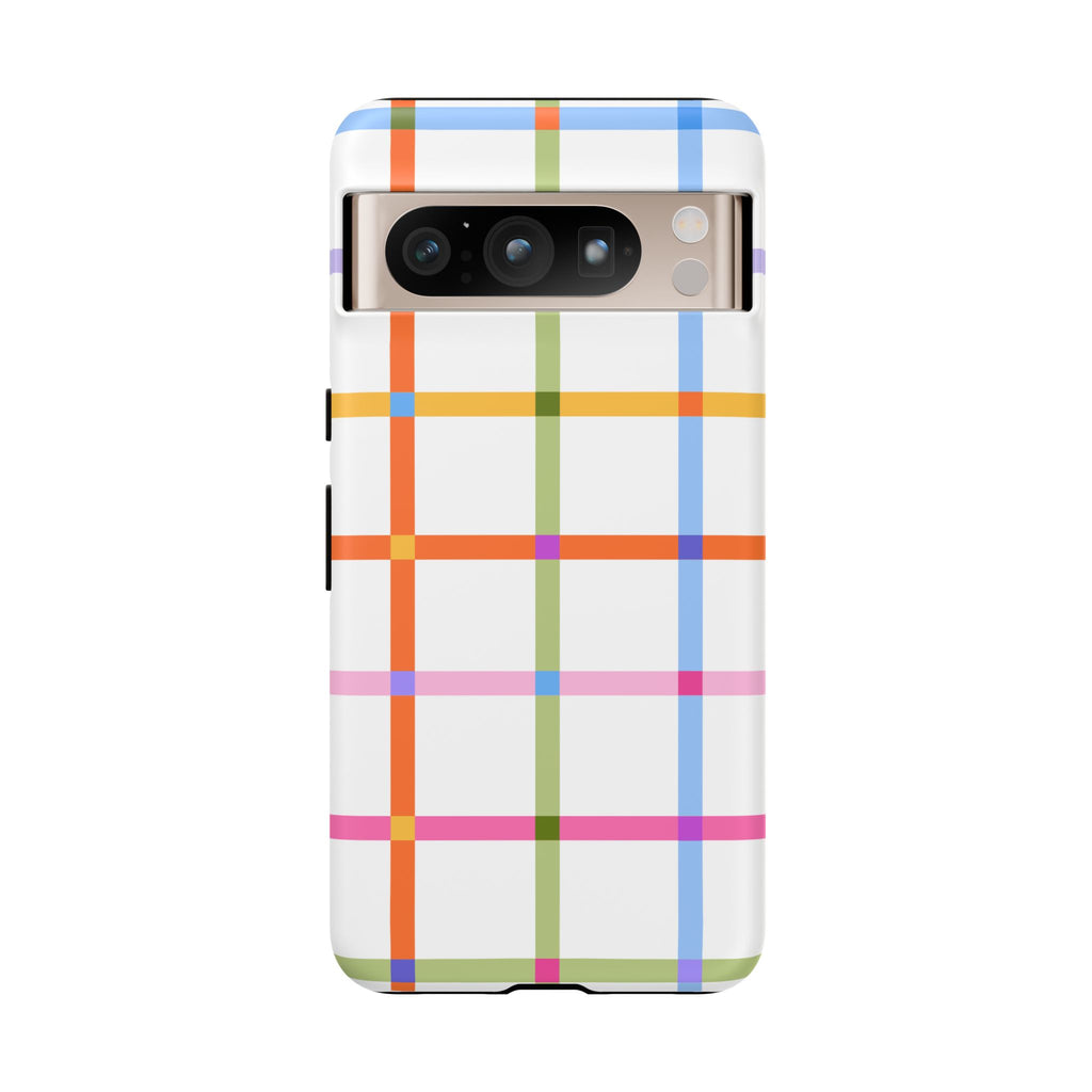 Colorful Plaid Tough Phone Case