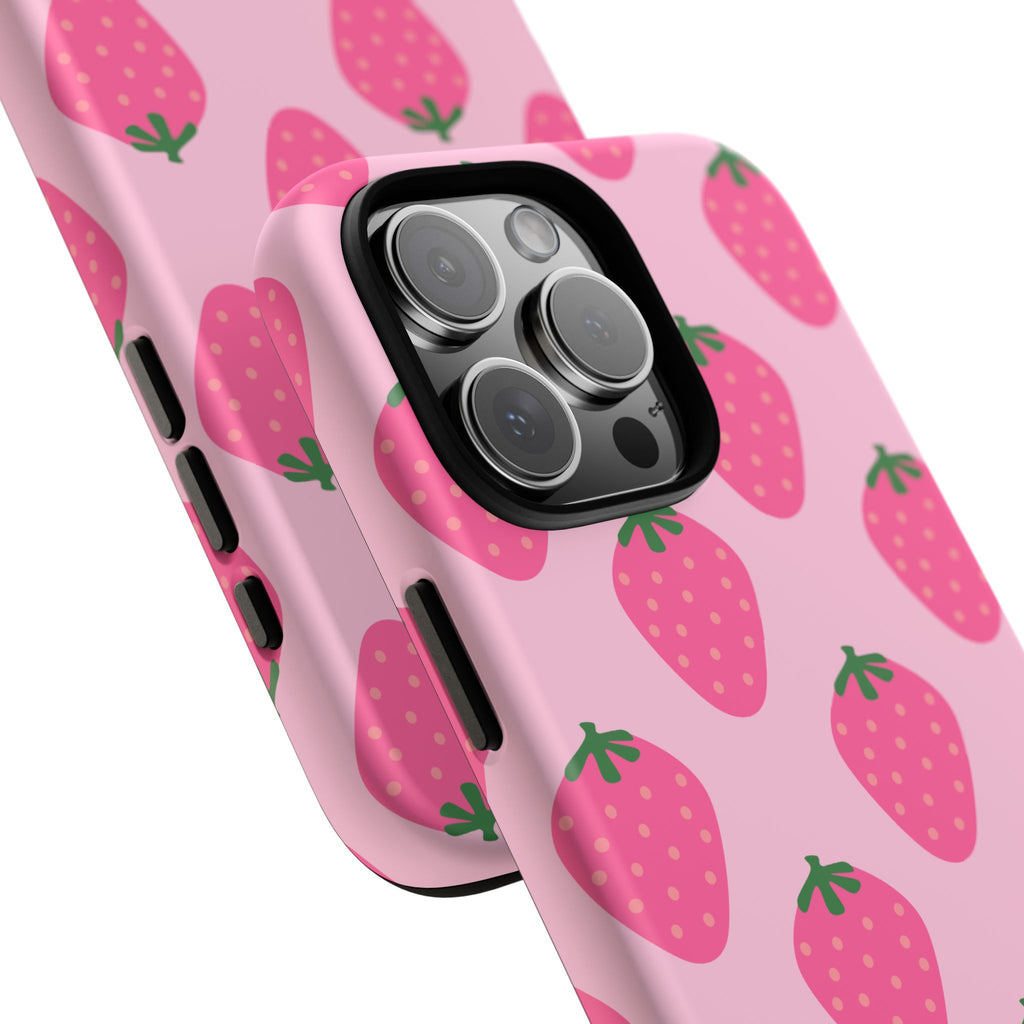 Pink Strawberry Phone Case