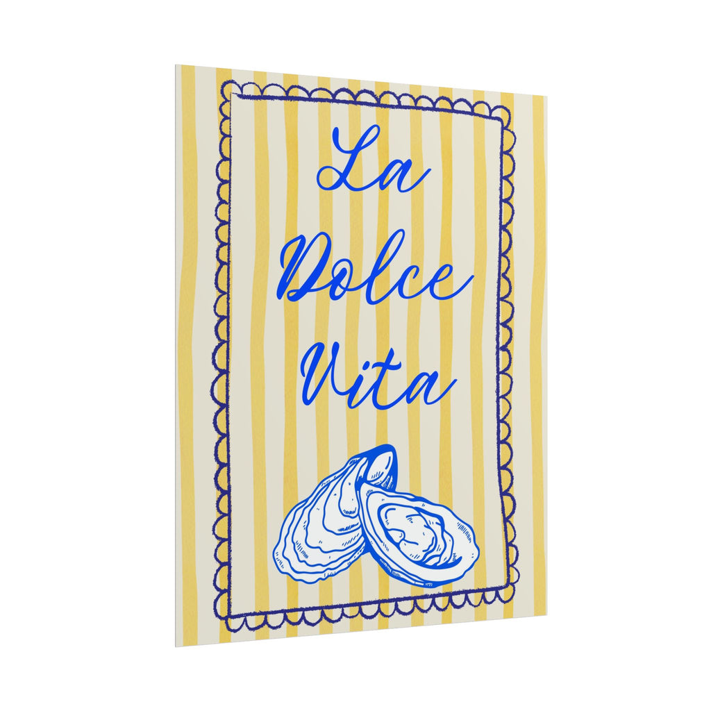 La Dolce Vita Rolled Poster - Coastal Charm Wall Art