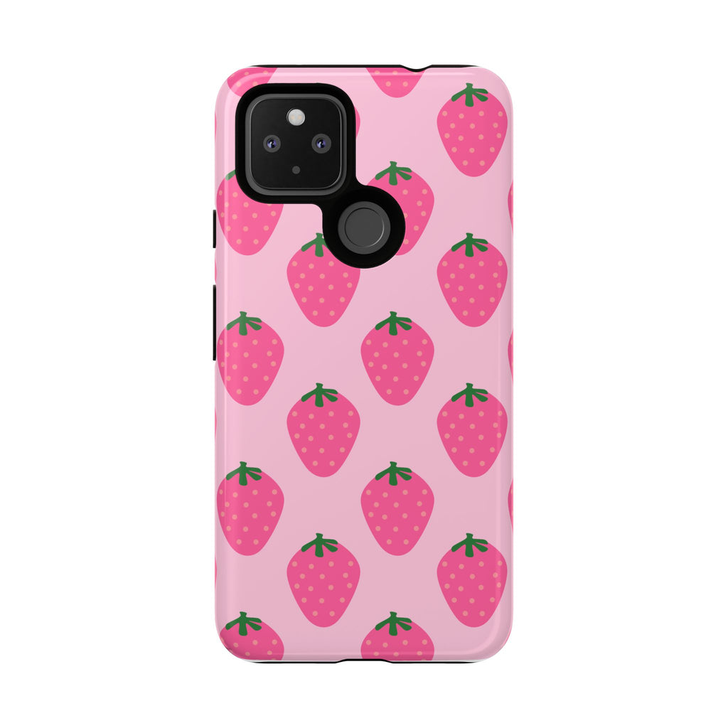 Pink Strawberry Phone Case