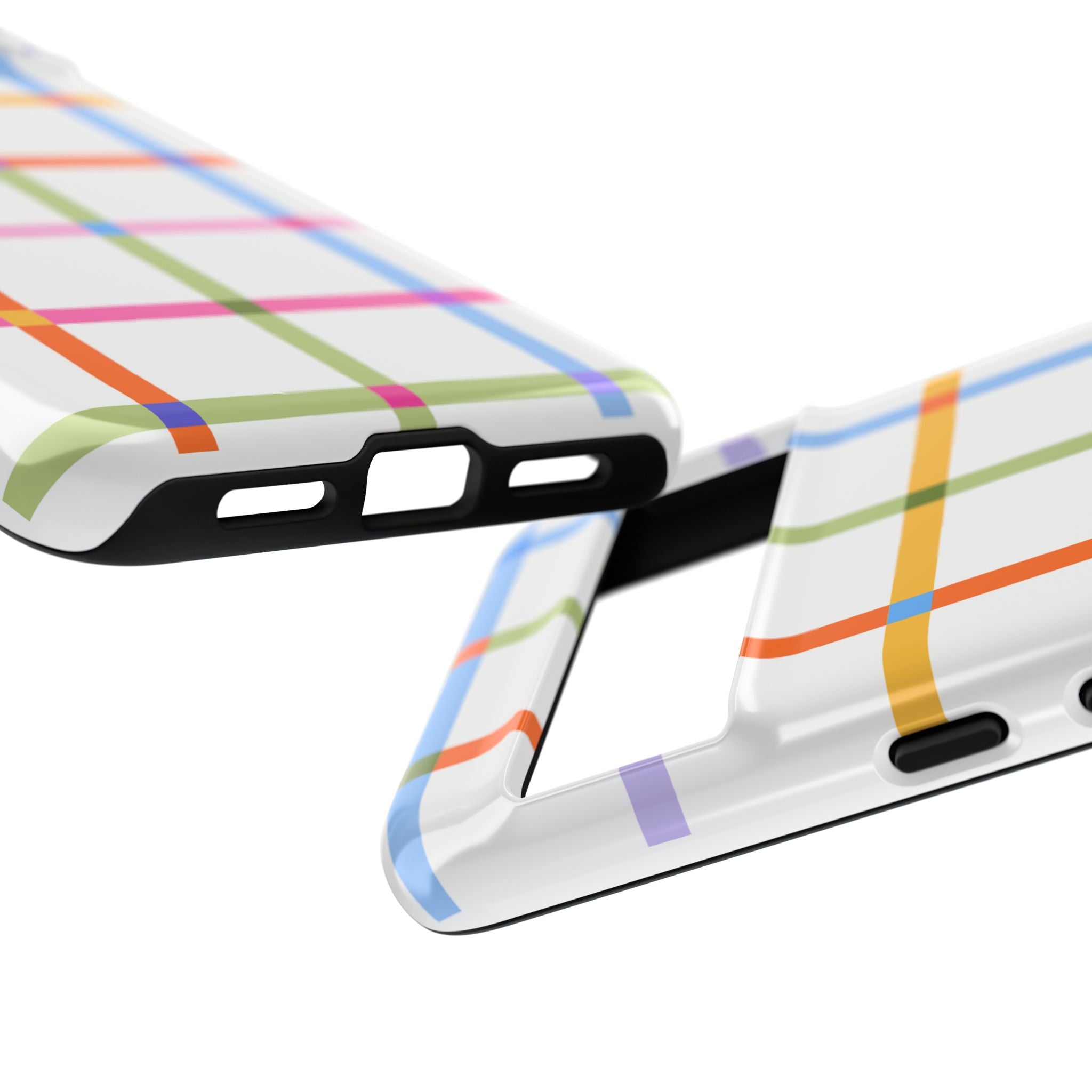 Colorful Plaid Tough Phone Case