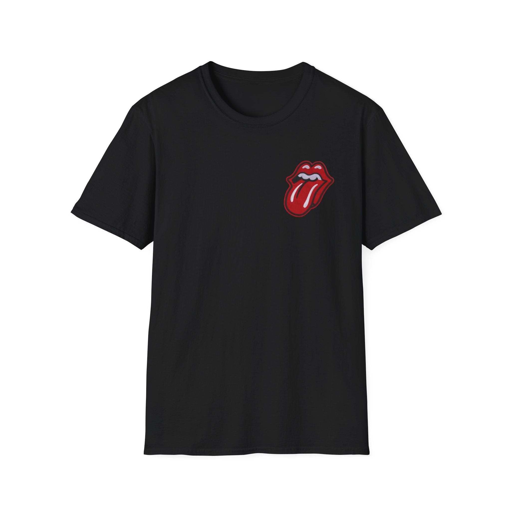 Rolling Stones Inspired Patch Unisex Graphic T-Shirt