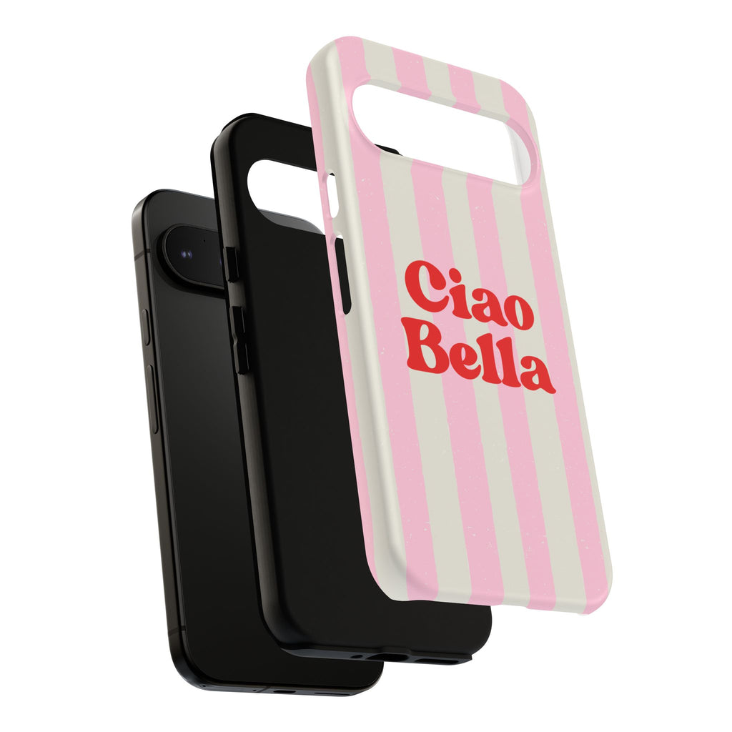 Pink Stripe Ciao Bella Phone Case