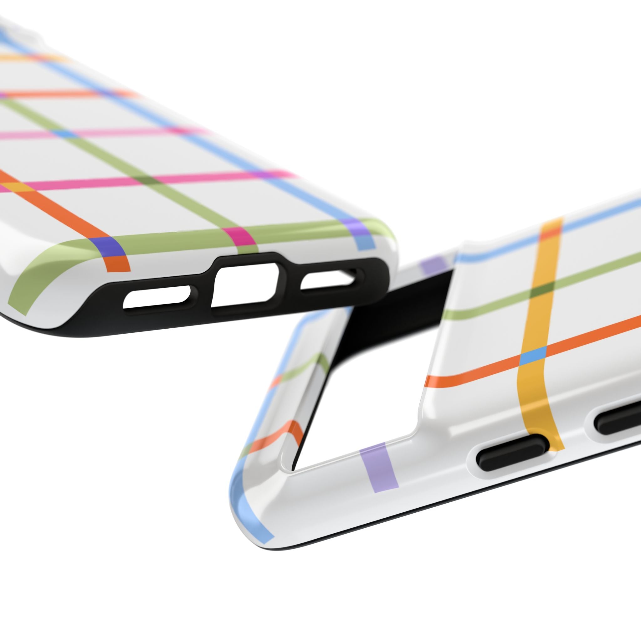Colorful Plaid Tough Phone Case