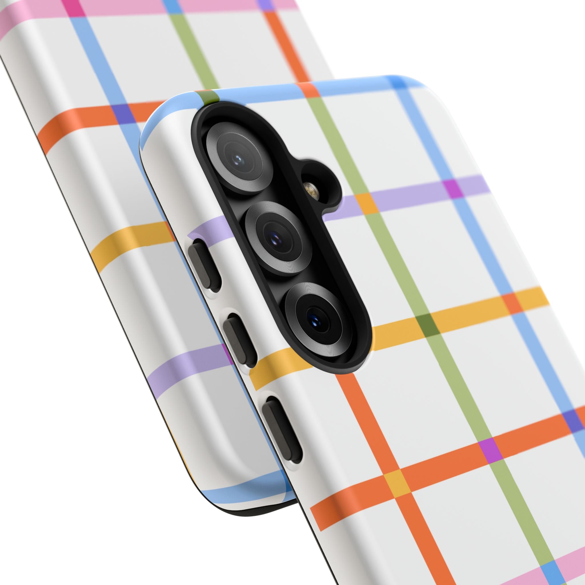 Colorful Plaid Tough Phone Case