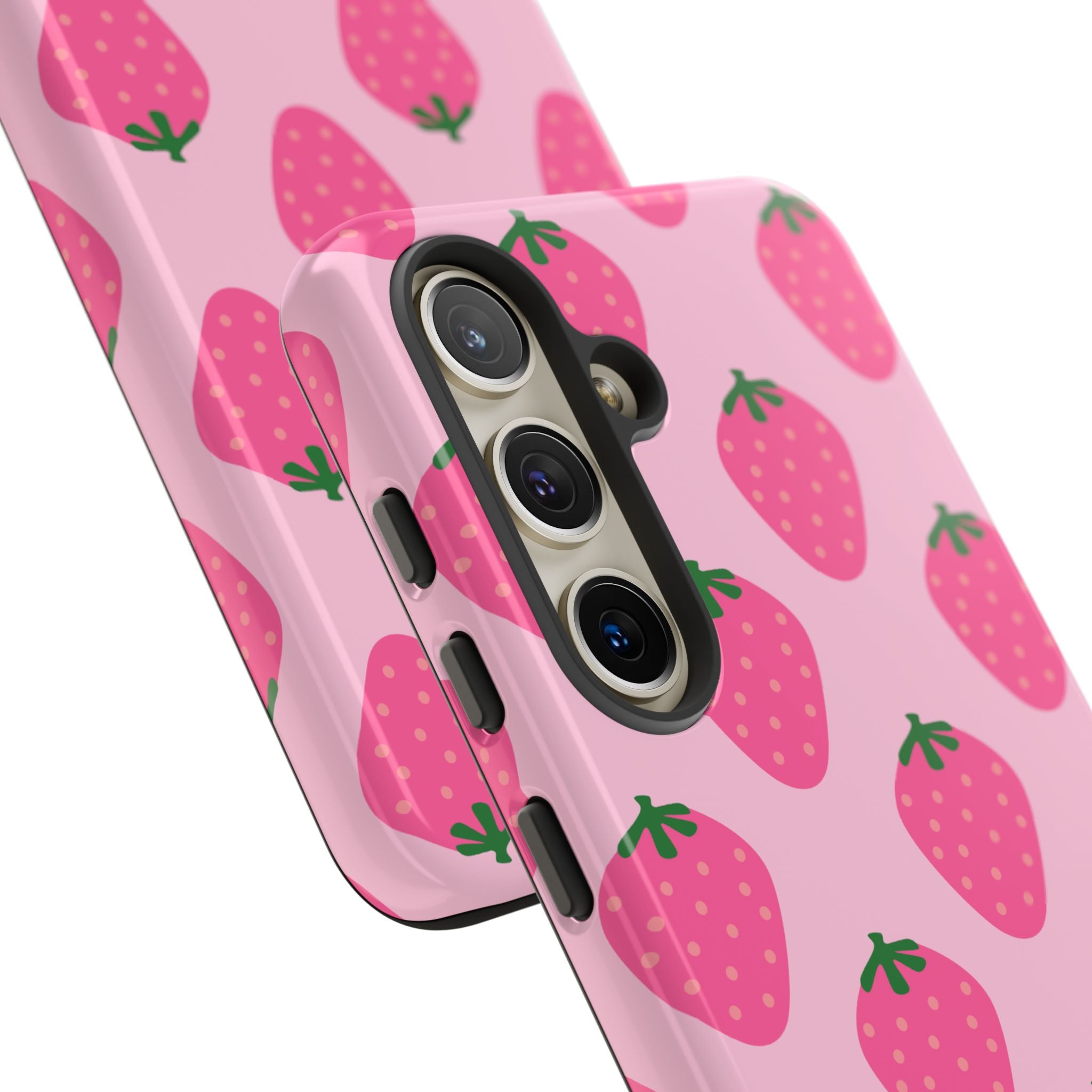 Pink Strawberry Phone Case